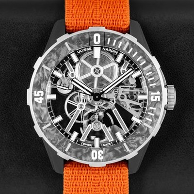Ulysse Nardin Diver Air 44mm | 3743-170-2A/0A | Openworked