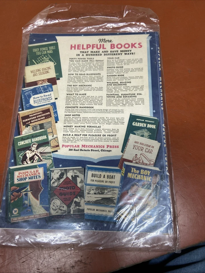 1944 Popular Mechanics Useful Ideas To Save You Money magazine - Image 2 of 2