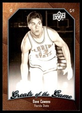 Dave Cowens 2009-10 Upper Deck Greats of the Game #58 Florida State Seminoles