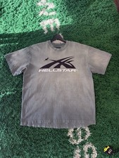 Size XL Men s Hellstar Gray Graphic Logo Cott...