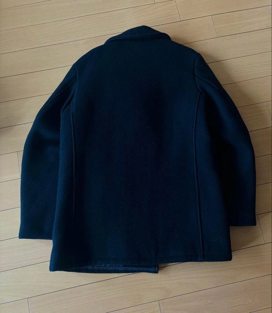 Abrigo SCHOTT U S 740N Pea Lana Negro Hecho en EE. UU. M Auténtico de Japón