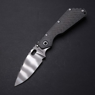 Strider Knives SMF CC - Carbon Fiber & Ti Contoured Handles / Ghost Stripe 20CV