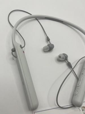 Sony WI-C400/W Wireless Bluetooth Neckband Earbuds Headphones w