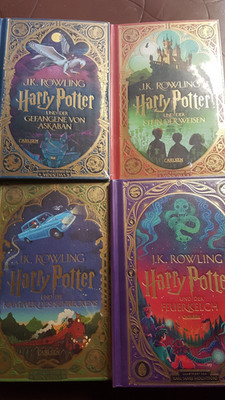 J.K. Rowling Harry Potter Minalima 3D Kunstausgaben Band 1 bis 4