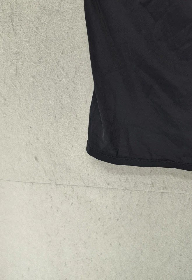 Sutiã Rhonda Tank feminino 1X preto mistura de náilon embutido alças ajustáveis top - Imagem 4 de 4