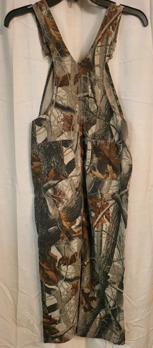 Liberty Real Tree Camo Boys Size 10 Regular Overalls Coveralls Brown (k1) - Picture 2 of 9