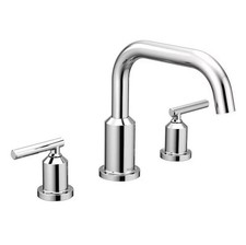Moen T961 Gibson Chrome Two-Handle Faucet with 4793 Valve Kit Included. New