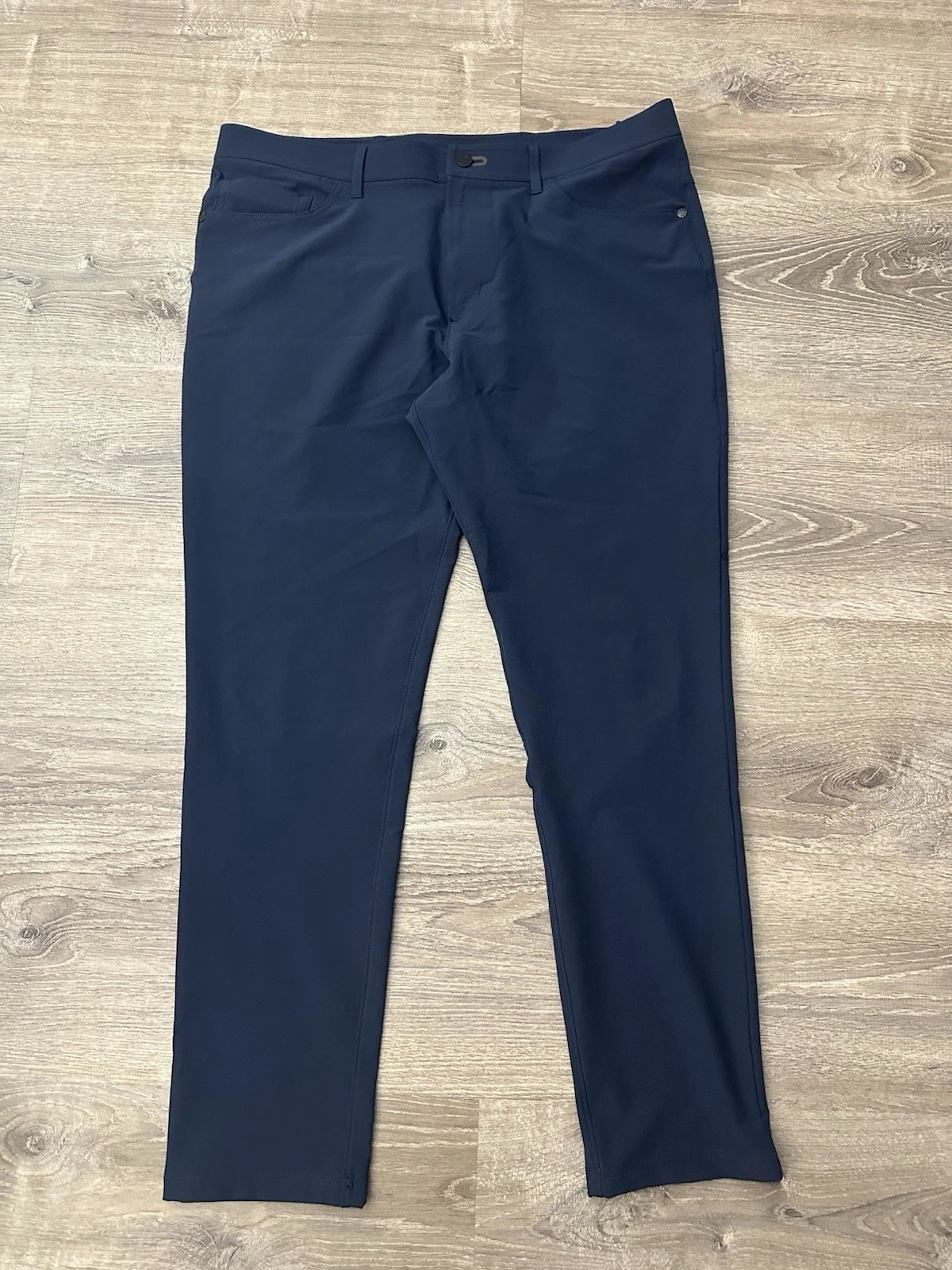Public Rec All Day Every Day Pant Mens 36x32 Navy Elastic Waist Stretch