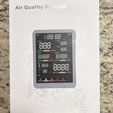 Air Quality Detector PM2.5 PM1.0 PM10 TVOC HCHO CO2 Monitor