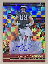 2025 Panini Photogenic Landon Dickerson Maroon FOTL auto /14 Phil Eagles #21