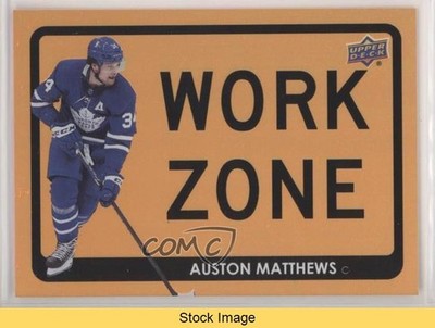 2021-22 Upper Deck Series 1 Work Zone Auston Matthews #WZ-41 READ 1t4w