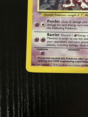 pokemon card mewtwo 10 102 Mewtwo #10 Prices | Pokemon Base Set