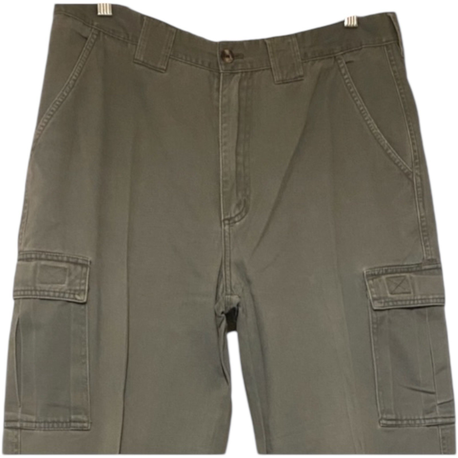 Durable Functional Cargo Pants Olive Utility Serv… - image 7