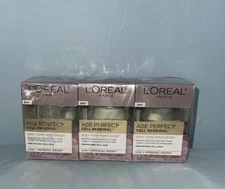 NEW! 3 Pack Of L’Oréal Loreal Age Perfect Cell Renewal Rosy Tone Moisturizer 1.7