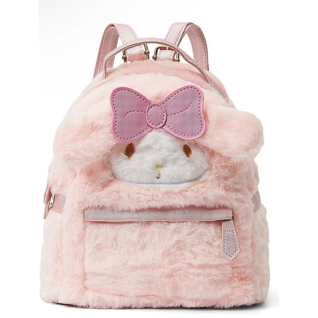 fluffy mini backpack Real Littles Orange/Pink adjustable straps Dimensions New Fluffy Blue Loungefly Mini