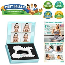 Portable Ceramic Gua Sha Tool for Effective Lymphatic Drainage  Relaxation