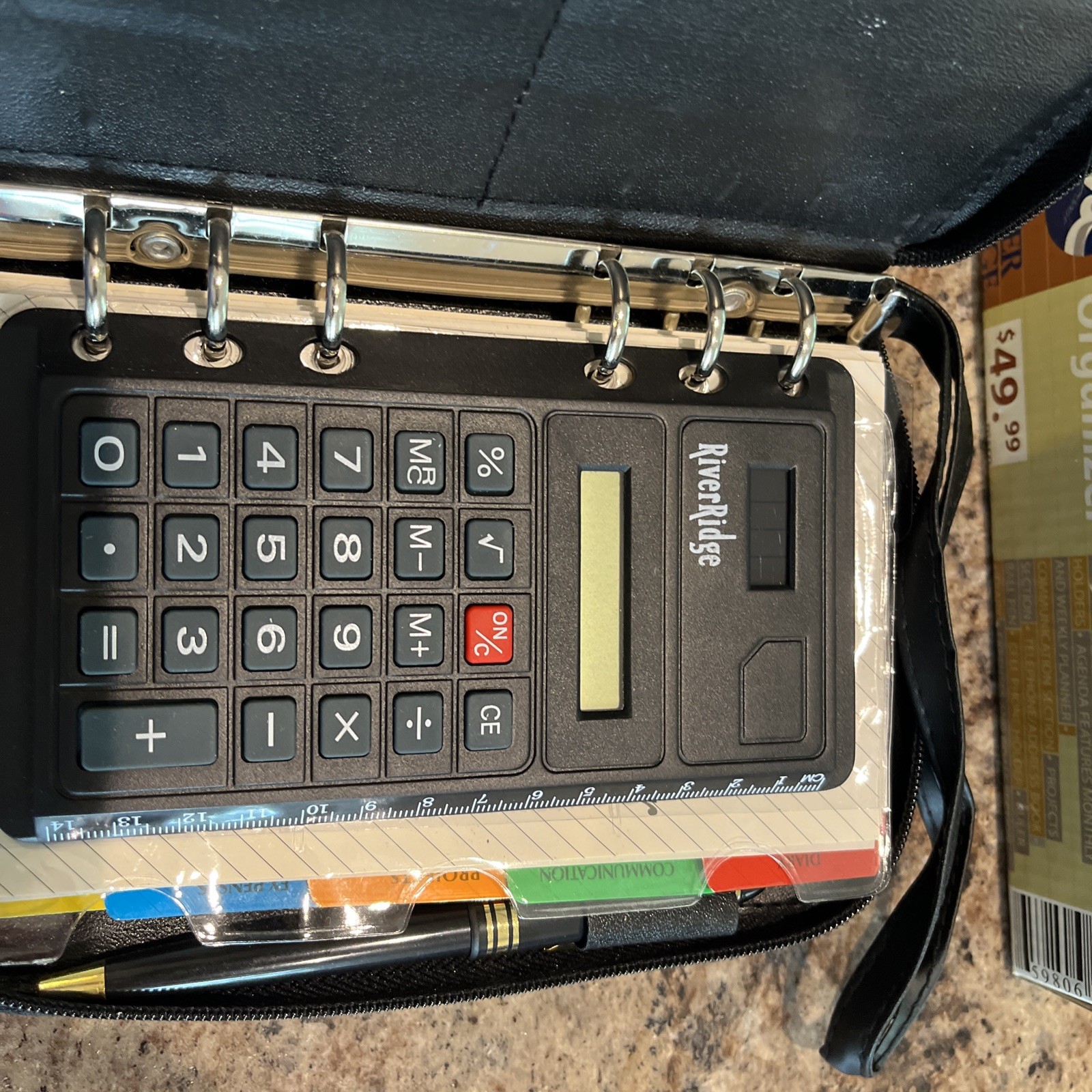River Ridge Personal Business Organizer W/ Calculator 
