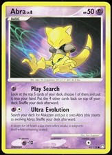 Abra 69/123 Common Mysterious Treasures Pokemon Lightly Played