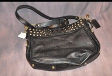 Coach Zoe NWT Hobo Shoulder Bag Black Leather