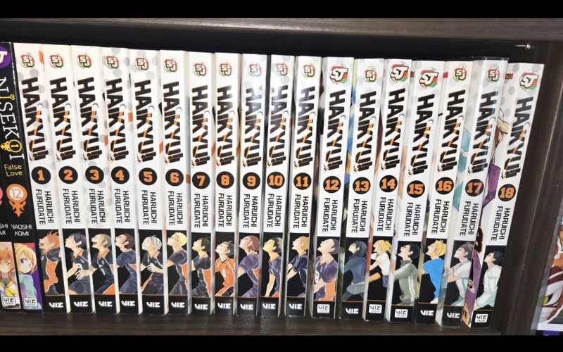 Mixed English Manga Lot Viz Media 36 Volumes Haikyu!!, Terraformars, And More