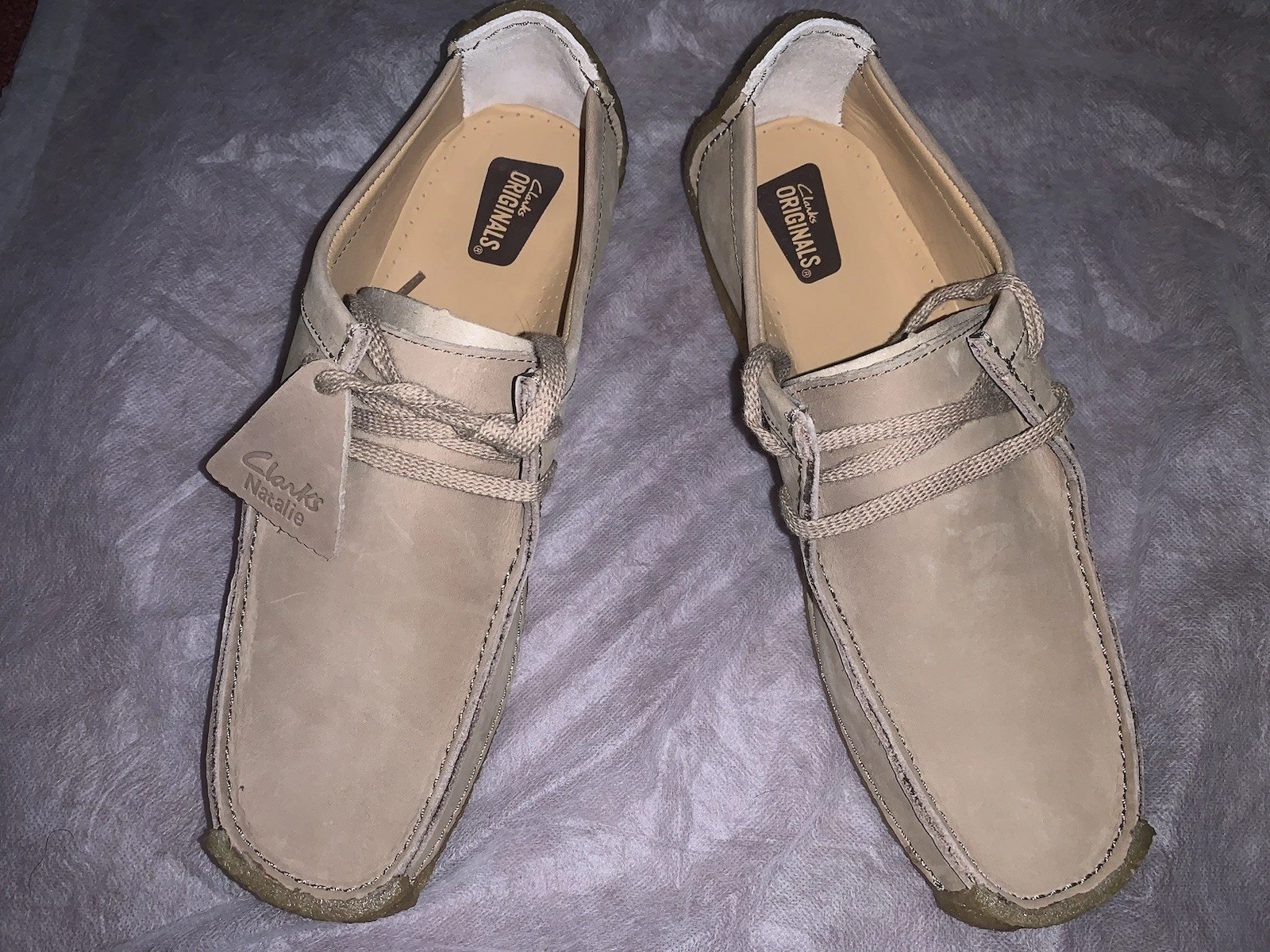 CLARKS Clark's Original Natalie Sand Nubuck da uomo taglia 11M US 44 1 2 EU