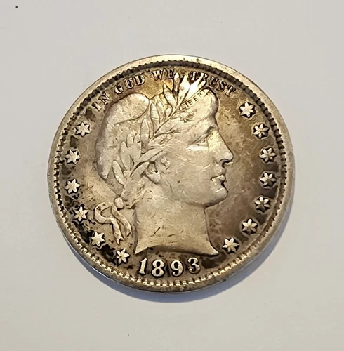 1893  Barber Quarter