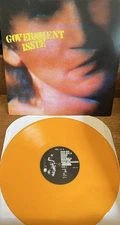 Government Issue - The Fun Just Never Ends Yellow Orange Vinyl NM/EX  *TESTED*