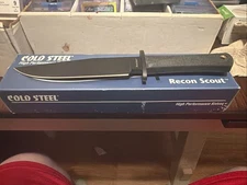 Cold Steel Recon Scout 39LRS Fixed Blade Knife Steel Kray-Ex Handle In Box