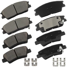 Front Rear Ceramic Brake Pads For 2020-2022 Kia Soul 2020-2023 Hyundai Venue