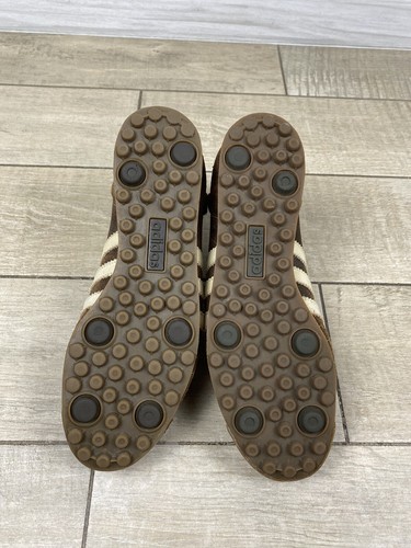 Vintage Adidas Chile 62 Faded Brown Leather Sneakers Y2K Style - Picture 5 of 9