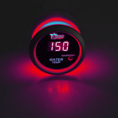 2" 52mm Car Universal Digital Water Oil Temp Volt Tacho Gauge Meter Red LED - Picture 2 of 11