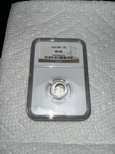 1965 SMS Roosevelt Dime MS68 NGC Certified