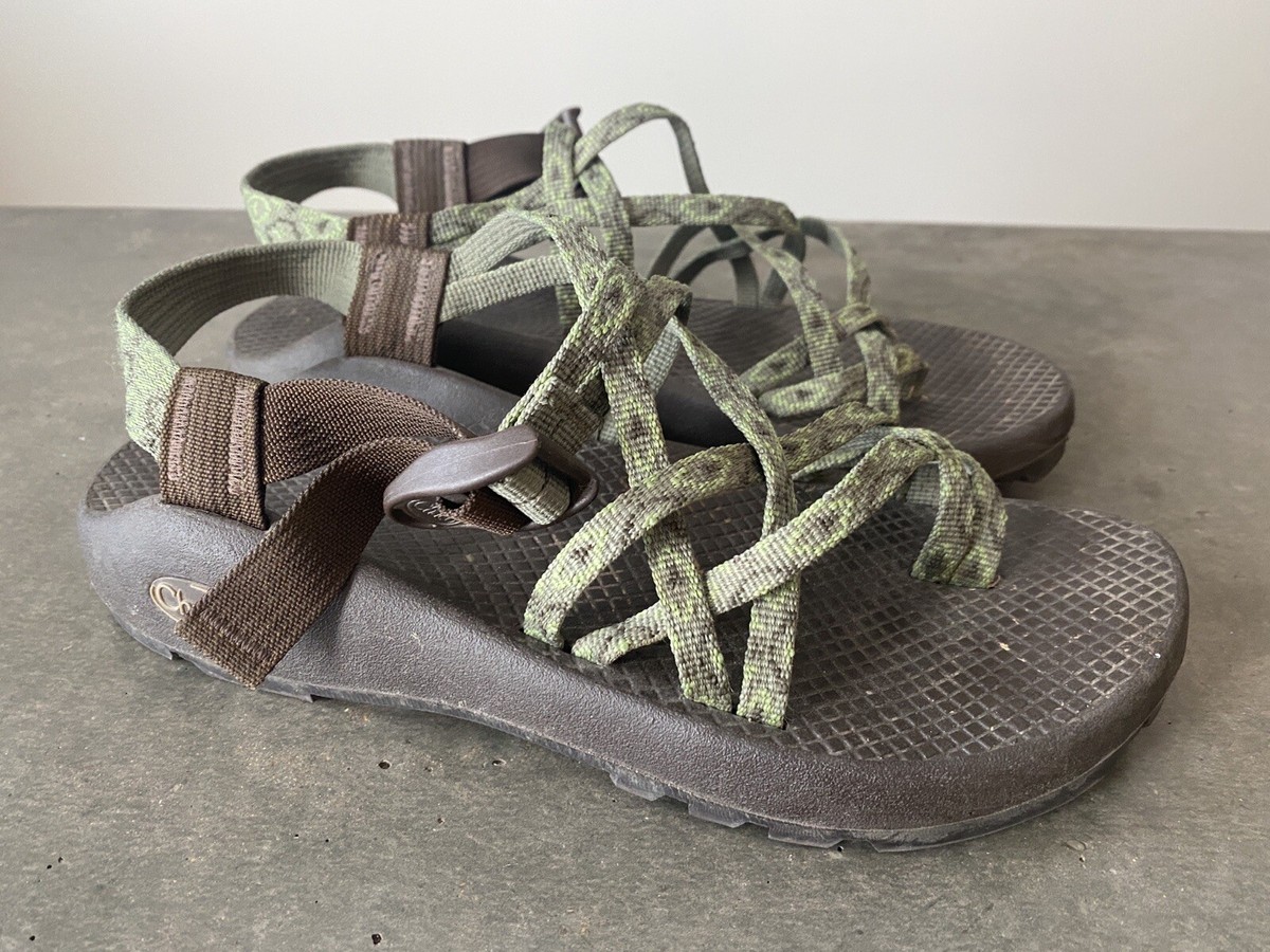 Chaco ZX2 Crop Circles Womens Size 8 Green Sandals | eBay