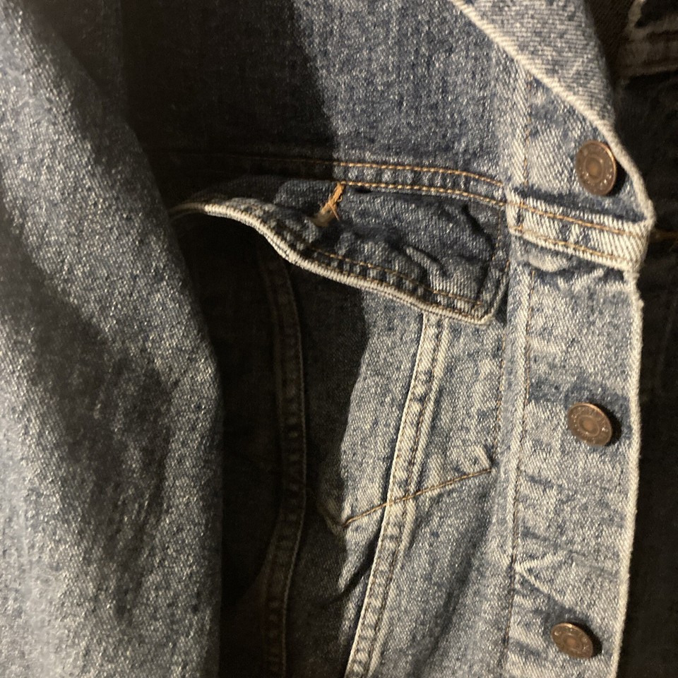 Levi Strauss men’s jean jacket size M eBay