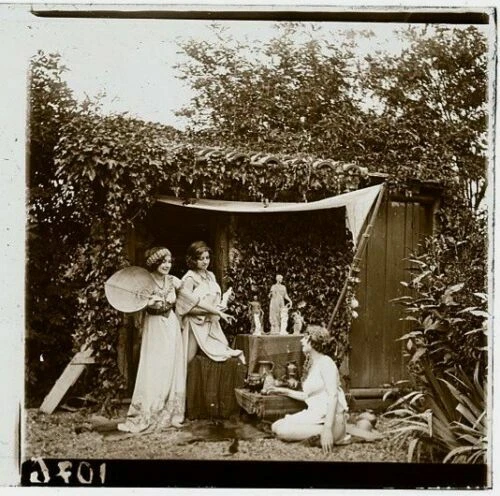 Photographies de nu artistique de collection anciennes antérieures à 1900