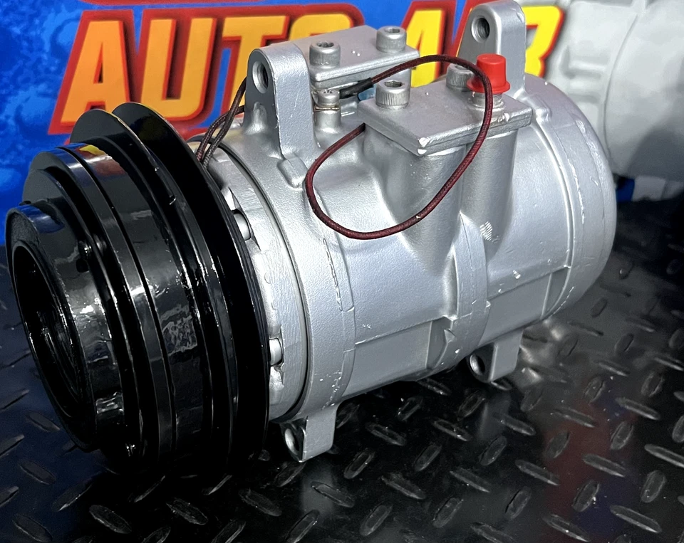 COMPRESOR DE AIRE ACONDICIONADO ORIGINAL APTO PARA PORSCHE 928 1980-1989, 047200-2500, PREENGRASADO Foto 2 de 4