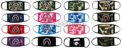 【未使用】A BATHING APE SHARK FACE MASK A Bathing Ape Shark Mask olive olive drab