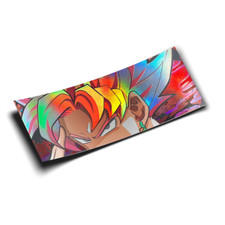Goku Rose DBZ Holographic Anime Peeker / Laptop Decal / Sticker