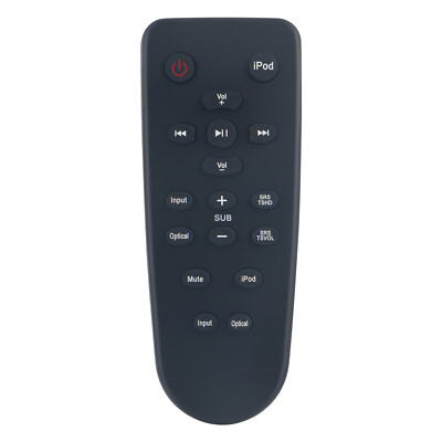 Replace Remote Control for ARVANI AS42-210TW Soundbar System Wireless Subwoofer