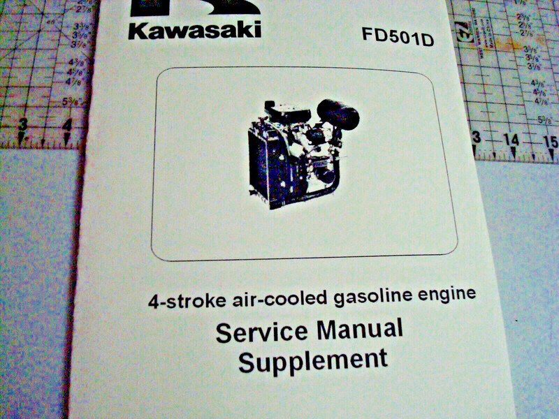 KAWASAKI ENGINES MANUAL SERVICE TECHNICIANS HANDBOOK  99924-2043-52 FD501D