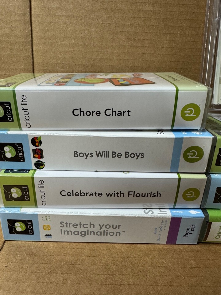 Lot of 8 Cricut Cartridges Provo Craft eBay