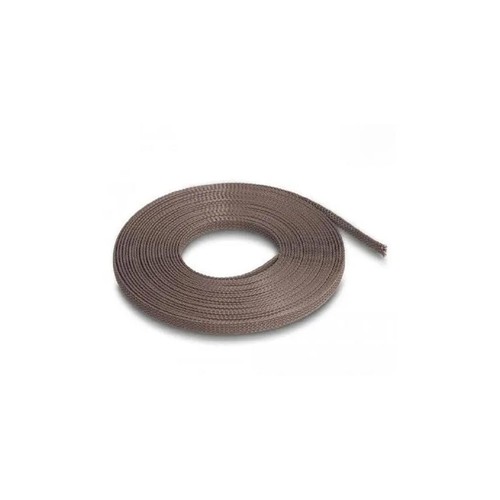 Geflechtschlauch nagerfest dehnbar 5 m x 3 mm braun
