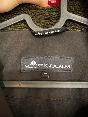 Moose Knuckles Barrow Sherpa Full-Zip Jacket Coat in Khaki Green Size - Medium M - Picture 5 of 16