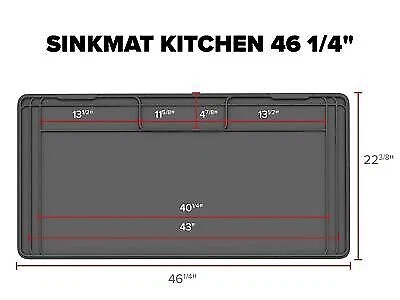 WeatherTech SinkMat - Alfombrilla debajo del fregadero a prueba de derrames de 46 pulgadas - Tiene capacidad para 1 galón Foto 3 de 4
