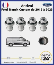 Anti-theft nuts for Ford Transit Custom wheels from 2012 to 2023