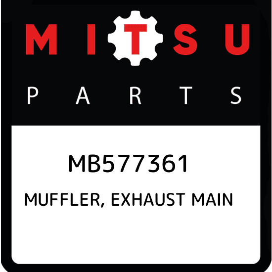 MB577361 Mitsubishi Muffler, exhaust main MB577361, New Genuine 