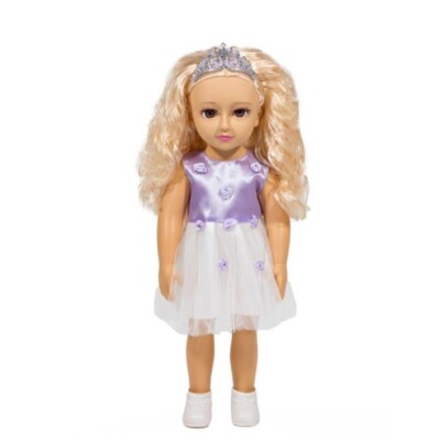 Cinderella USA 18 inch Life-Like Girl Doll With Dress & Tiara Blonde