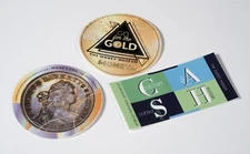 ANA Money Museum Stickers - Lot of 3 