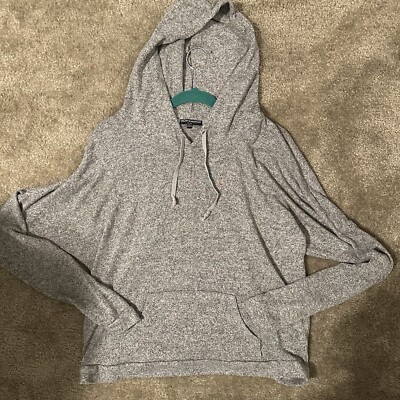 Brandy Melville Soft Hoodie Gray Women s One Size
