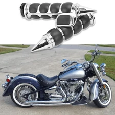 For Yamaha Road Star XV 1600 1700 Midnight Silverado 1" Handle Bar Hand Grips